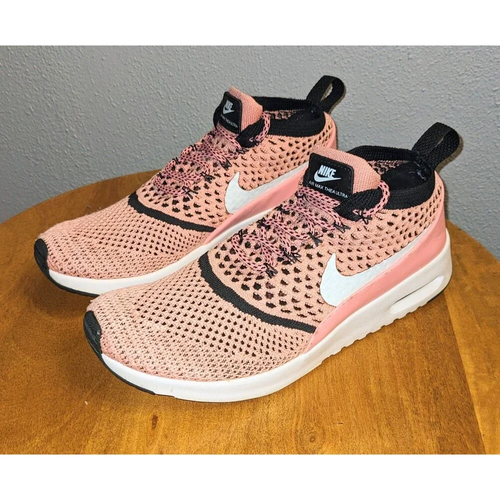 Nike Women's 9 Air Max Thea Ultra Flyknit  Sneakers Bright Mellon 881175-800